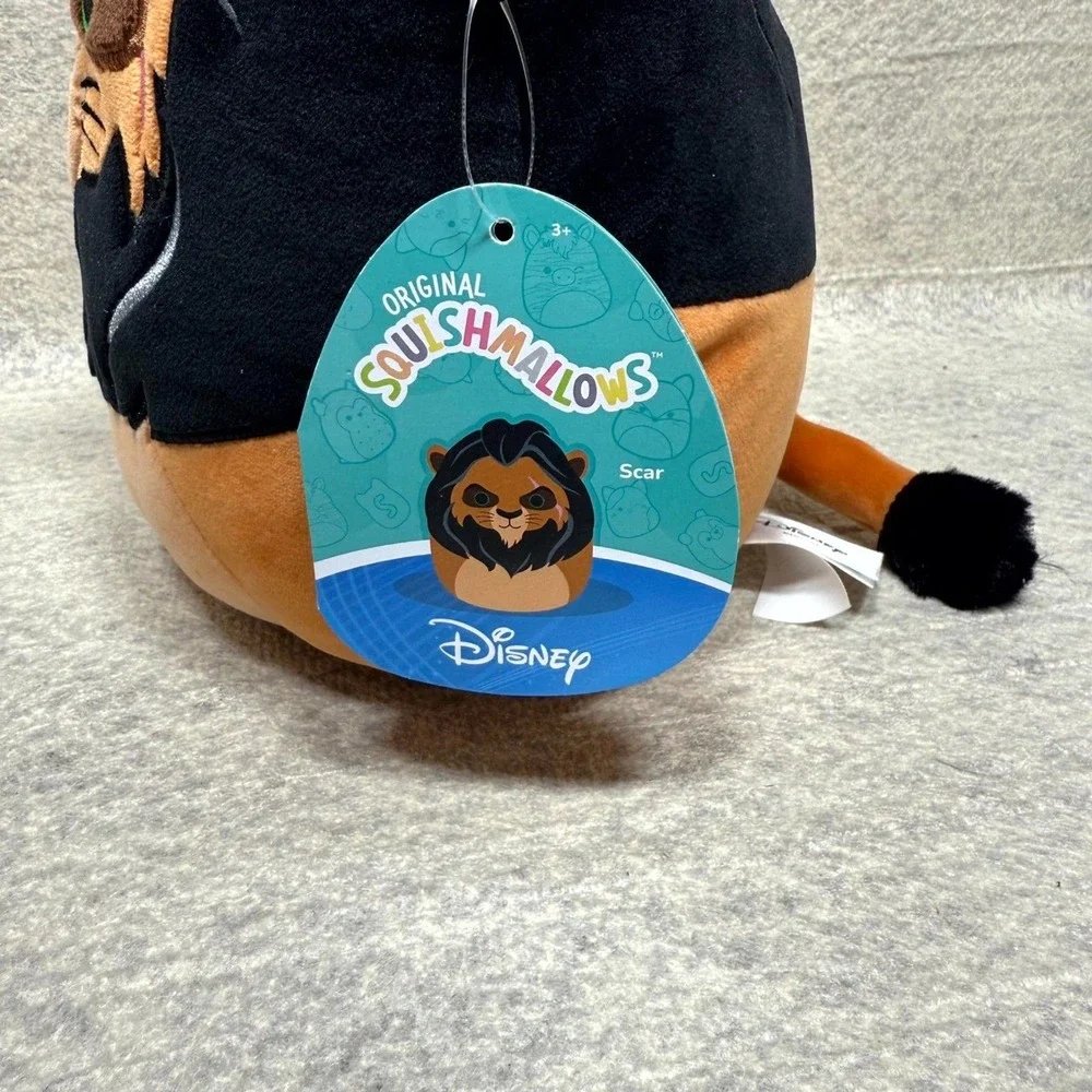 Disney Lion King Squishmallows Original Disney 8 Inch‎ Scar Plush Toy NEW